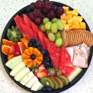 12' Round Charcuterie Tray Feeds 6 persons