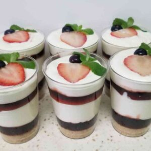 Strawberry Vanilla Cheese Cake - 5oz Cup
